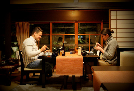 仙遊館の夕食レストラン